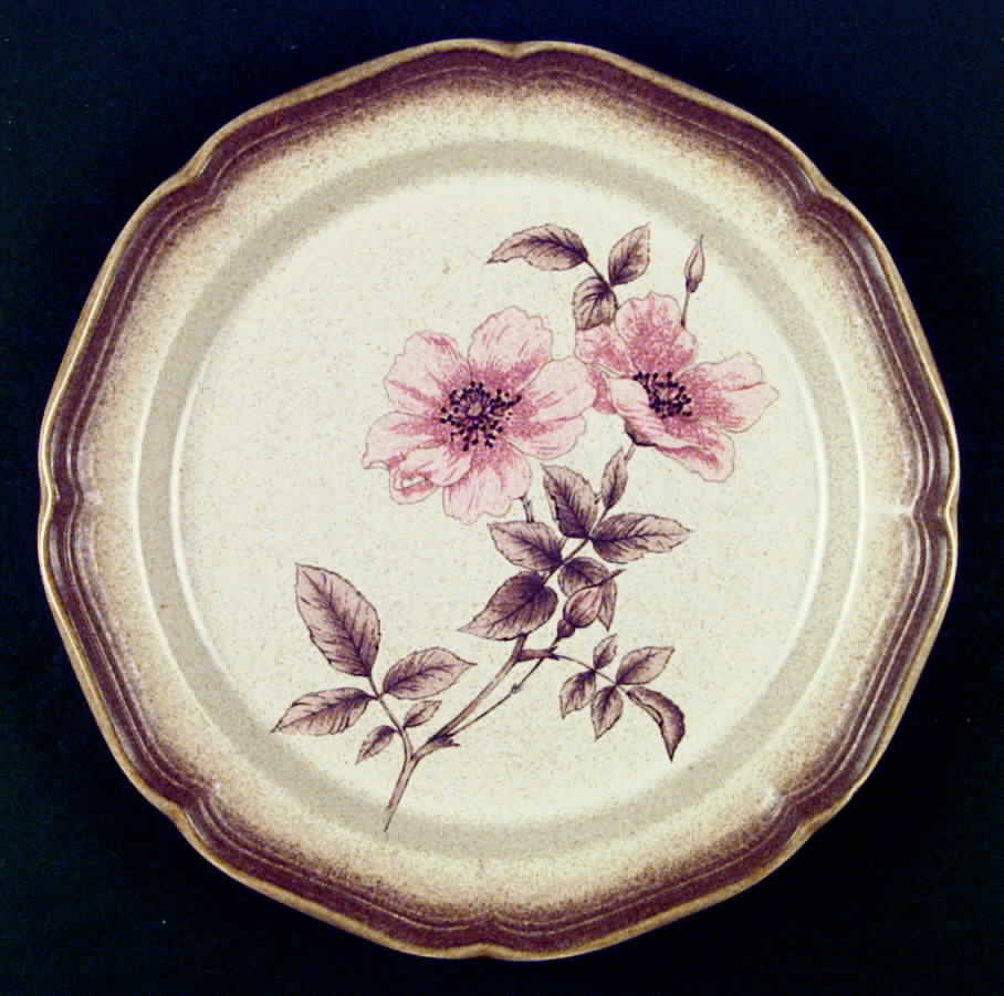Rose Duet Dinner Plate by Mikasa-1