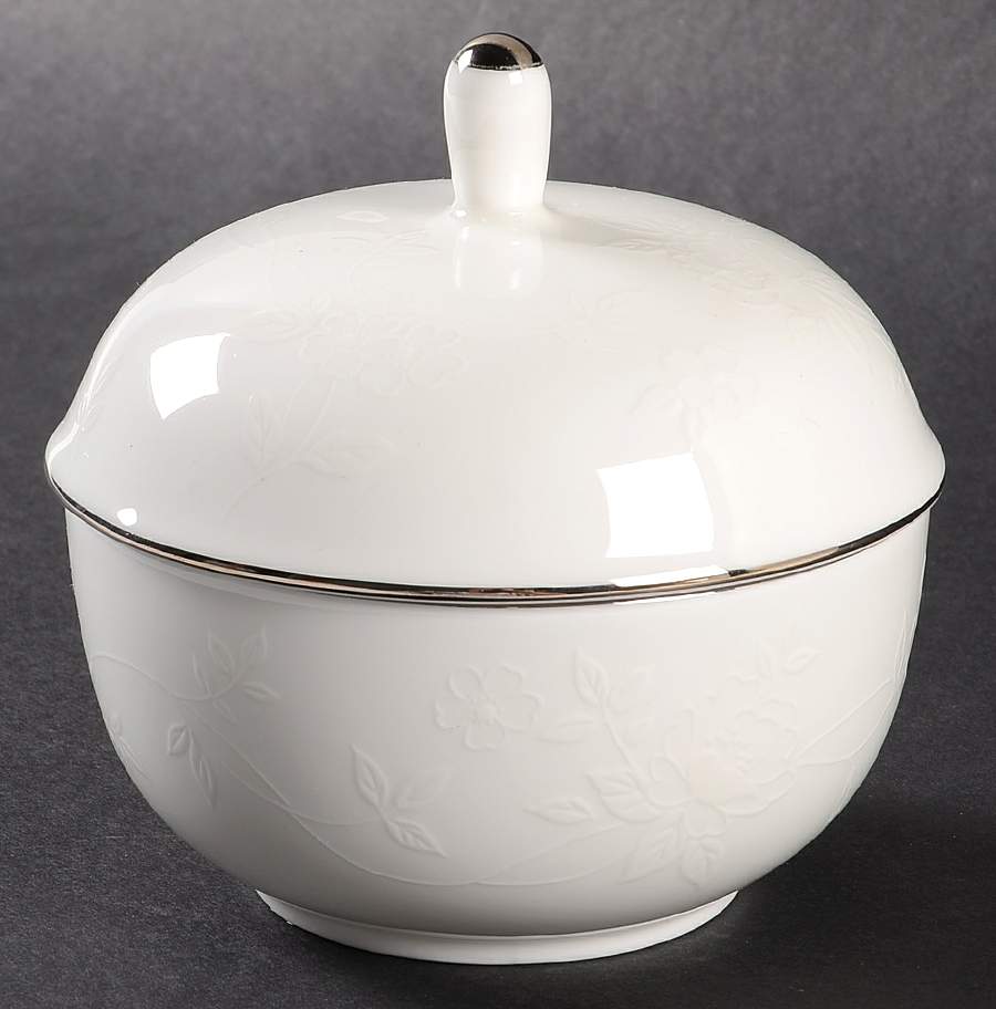 Rose Damask Sugar Bowl & Lid by Mikasa-1