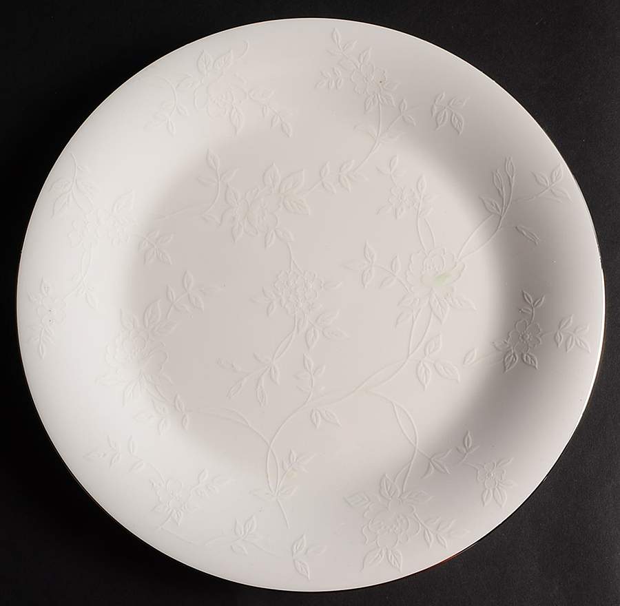 Rose Damask Dinner Plate by Mikasa-1