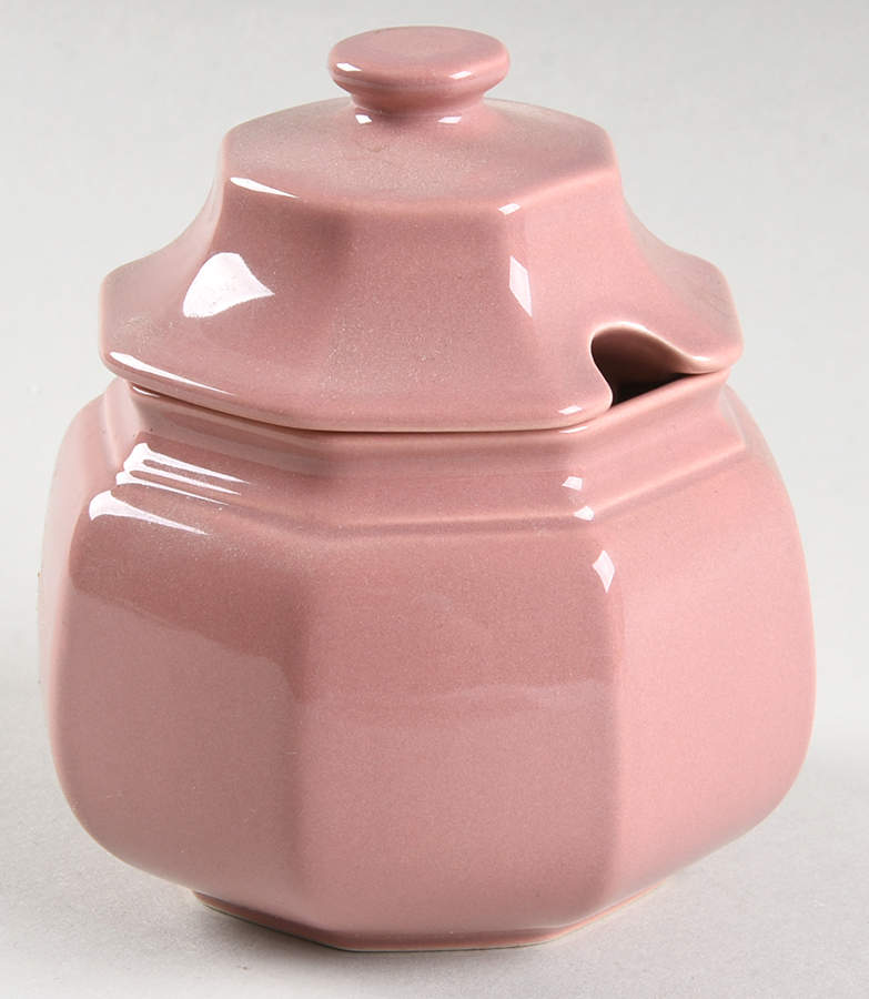 Rose Gray Sugar Bowl & Lid by Mikasa-1