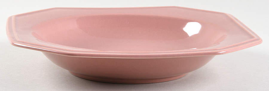 Rose Gray Rim Soup Bowl by Mikasa-1