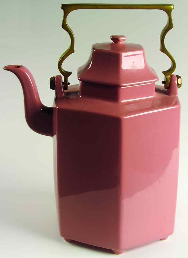 Rose Gray Brass Handle Coffee Pot & Lid by Mikasa-1