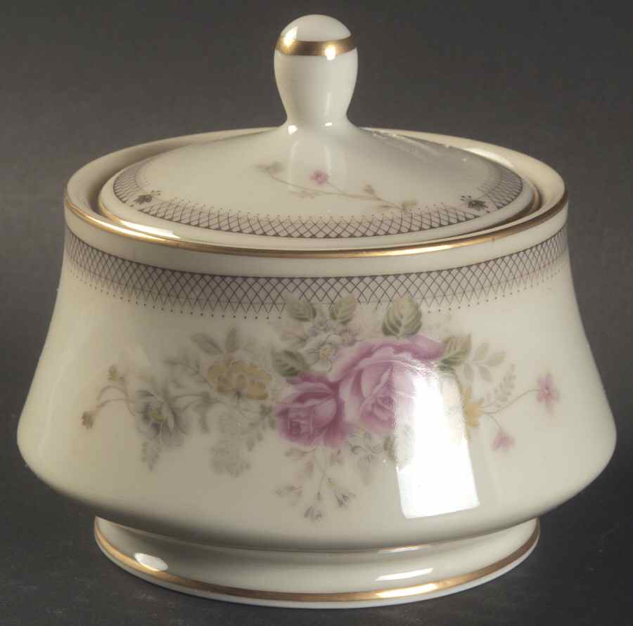 Rose Garden Sugar Bowl & Lid by Mikasa-1