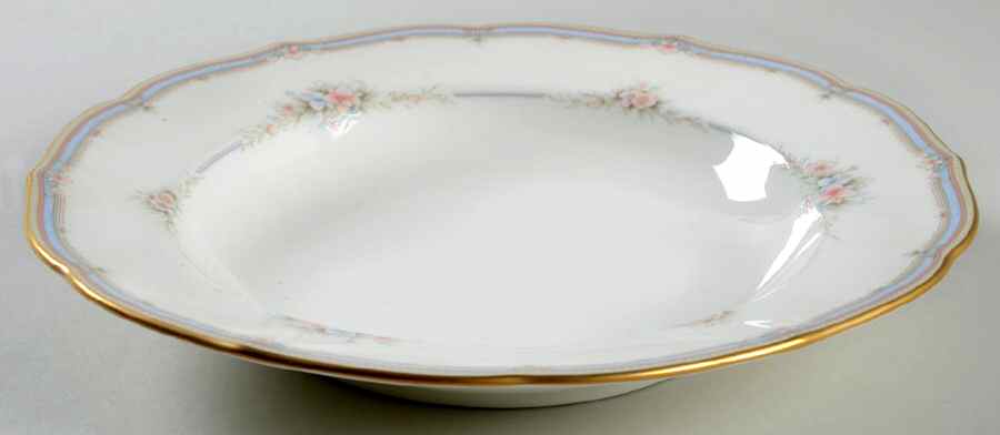Romantic Garden Large Rim Soup Bowl by Mikasa-1