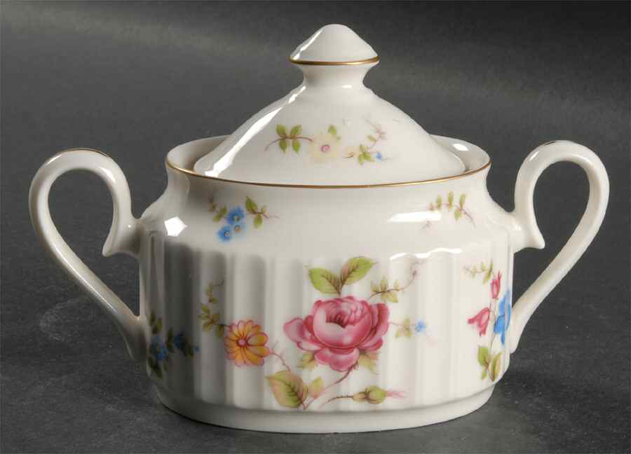 Rose Glow Sugar Bowl & Lid by Mikasa-1