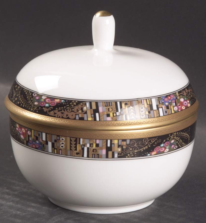 Royal Glimmer Sugar Bowl & Lid by Mikasa-1