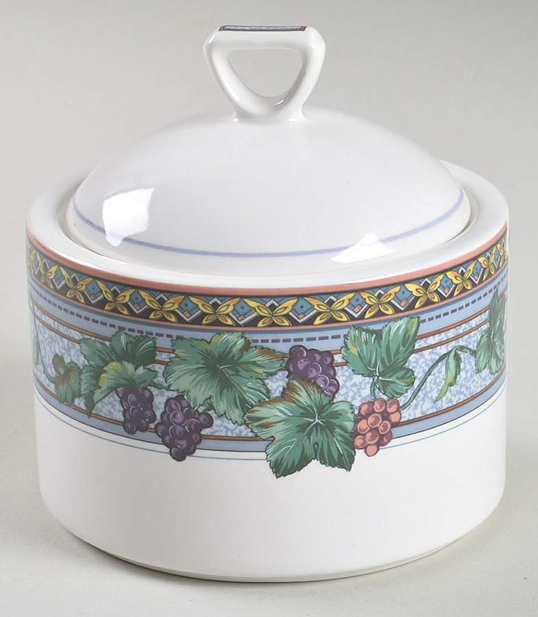 Royal Harvest Sugar Bowl & Lid by Mikasa-1