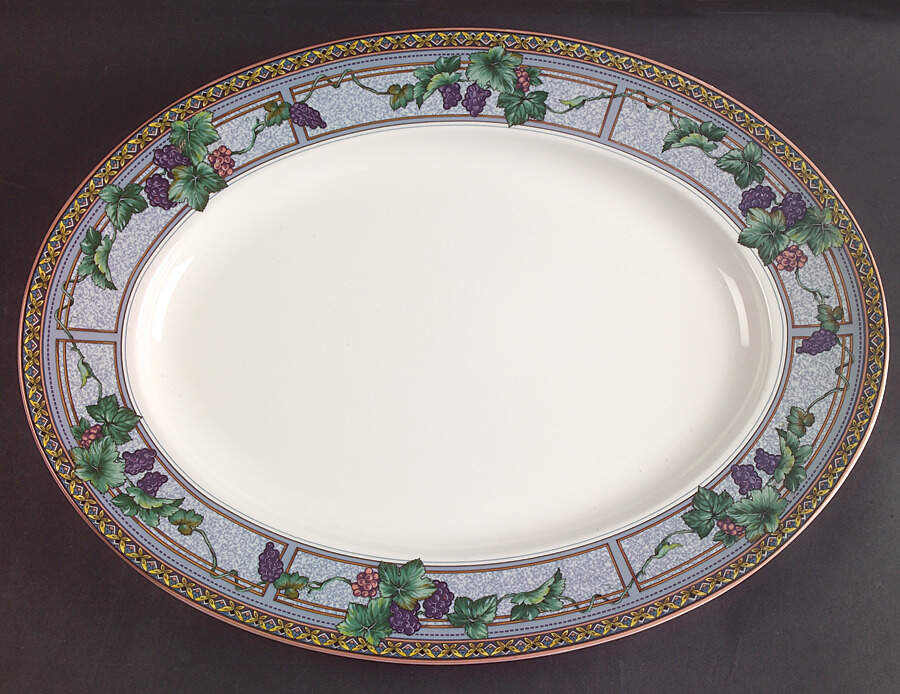 Royal Harvest 15" Oval Serving Platter by Mikasa-1