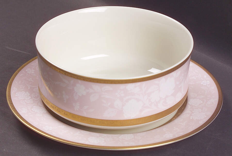 Rose Hill Gravy Boat & Underplate by Mikasa-1