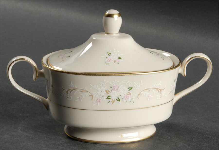 Romance Sugar Bowl & Lid by Mikasa-1