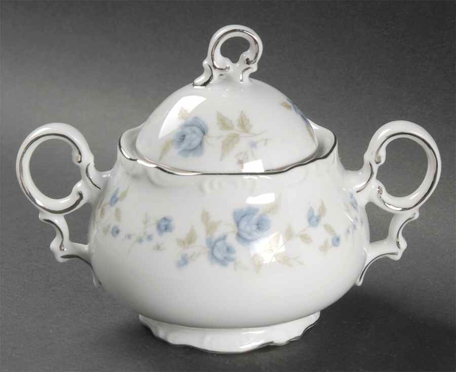 Rose Melody Sugar Bowl & Lid by Mikasa-1