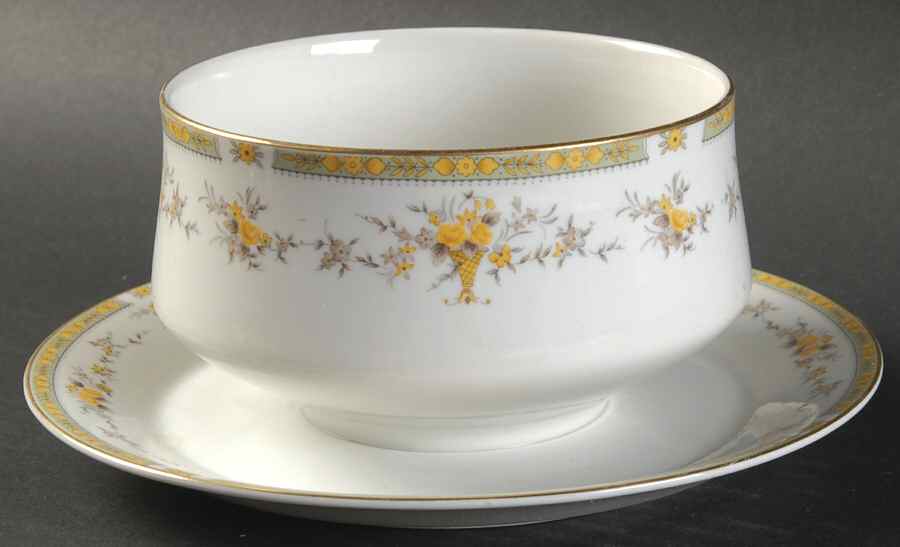 Romi Gravy Boat with Attached Underplate by Mikasa-1
