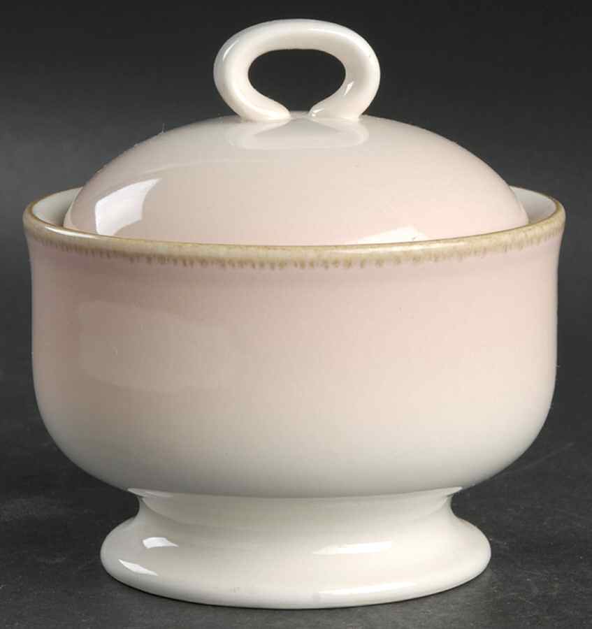 Rose Mist Sugar Bowl & Lid by Mikasa-1