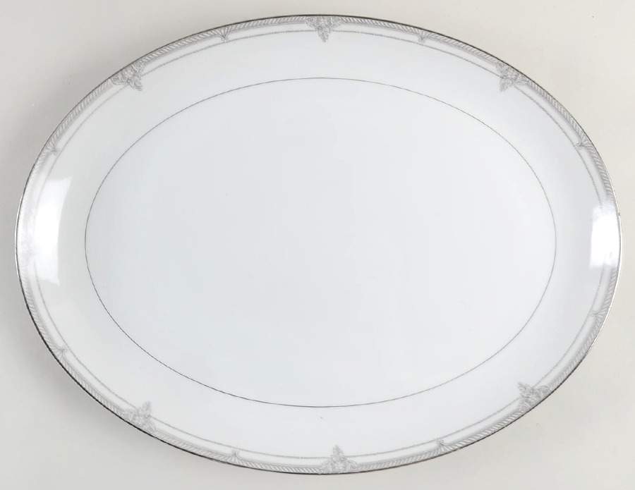 Rondelay 16" Oval Serving Platter by Mikasa-1