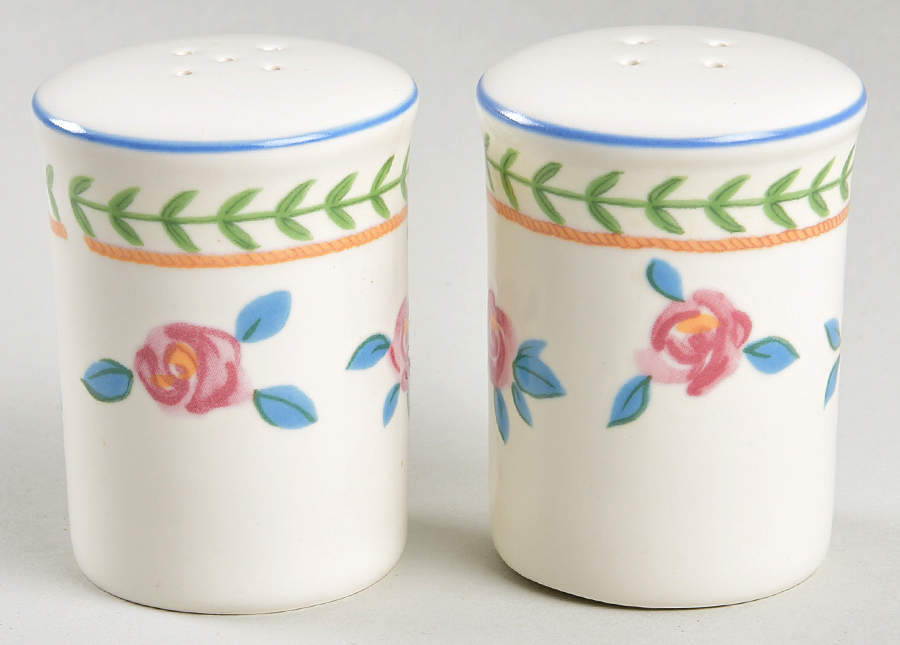 Rose Parade Salt & Pepper Set by Mikasa-1
