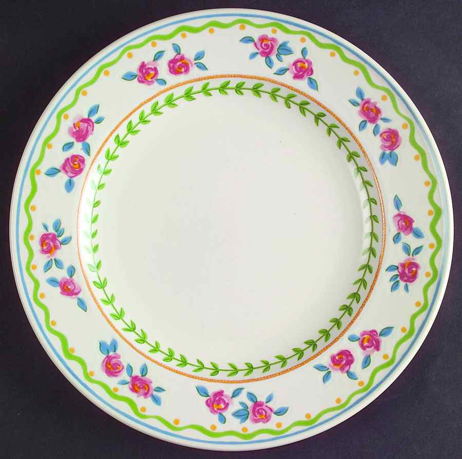 Rose Parade Salad Plate by Mikasa-1