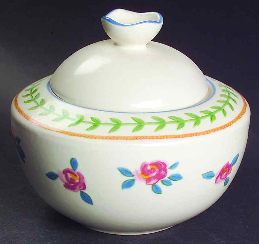 Rose Parade Sugar Bowl & Lid by Mikasa-1