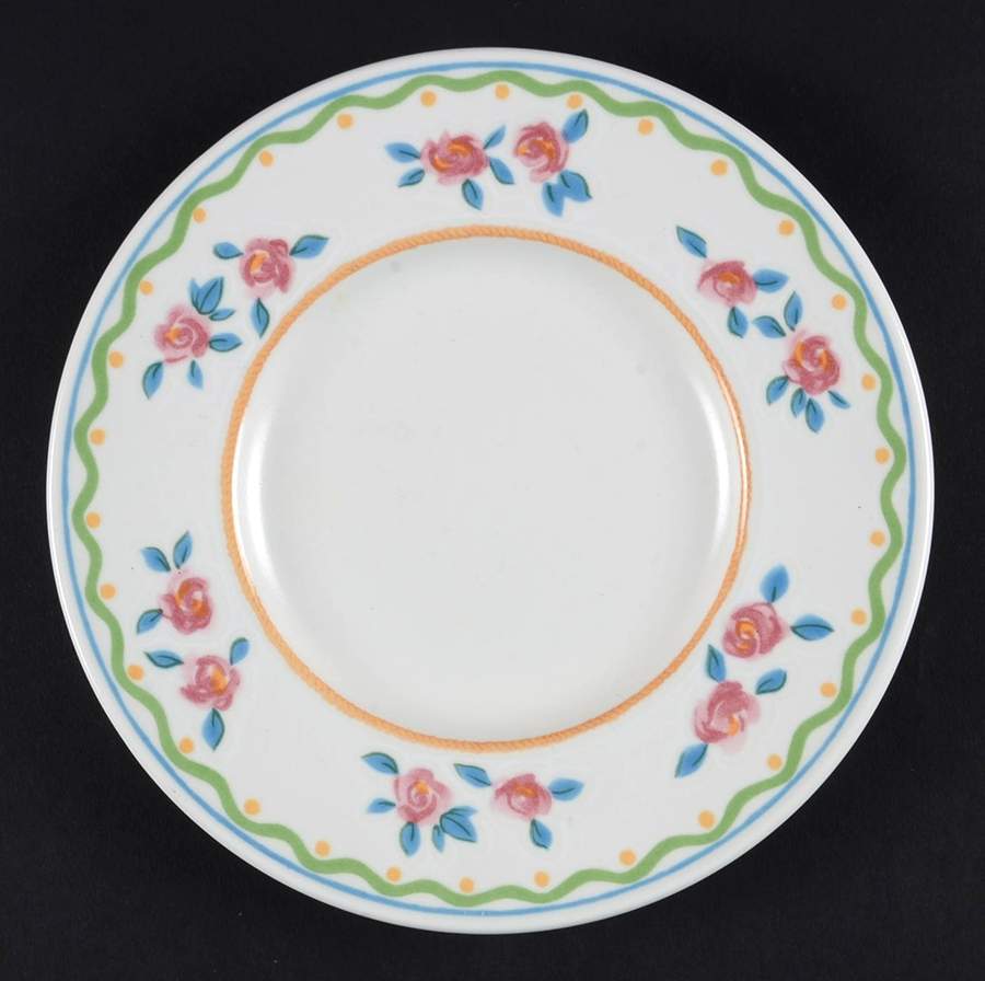 Rose Parade Bread & Butter Plate by Mikasa-1
