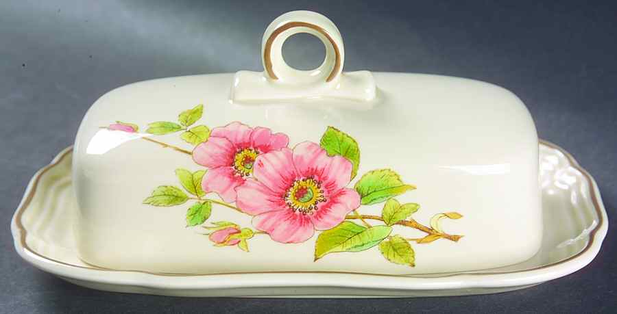 Rose Petals 1/4 Lb Covered Butter by Mikasa-1
