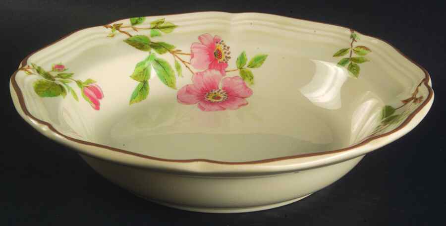 Rose Petals Rim Soup Bowl by Mikasa-1