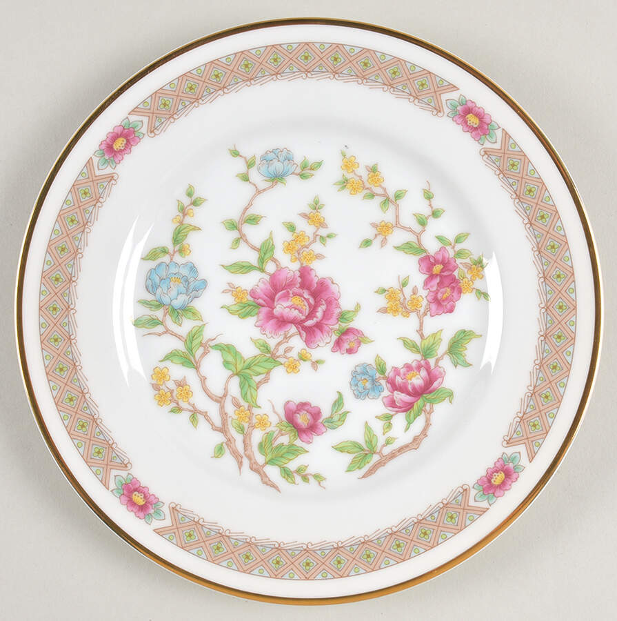 Rose Peony Salad Plate by Mikasa-1