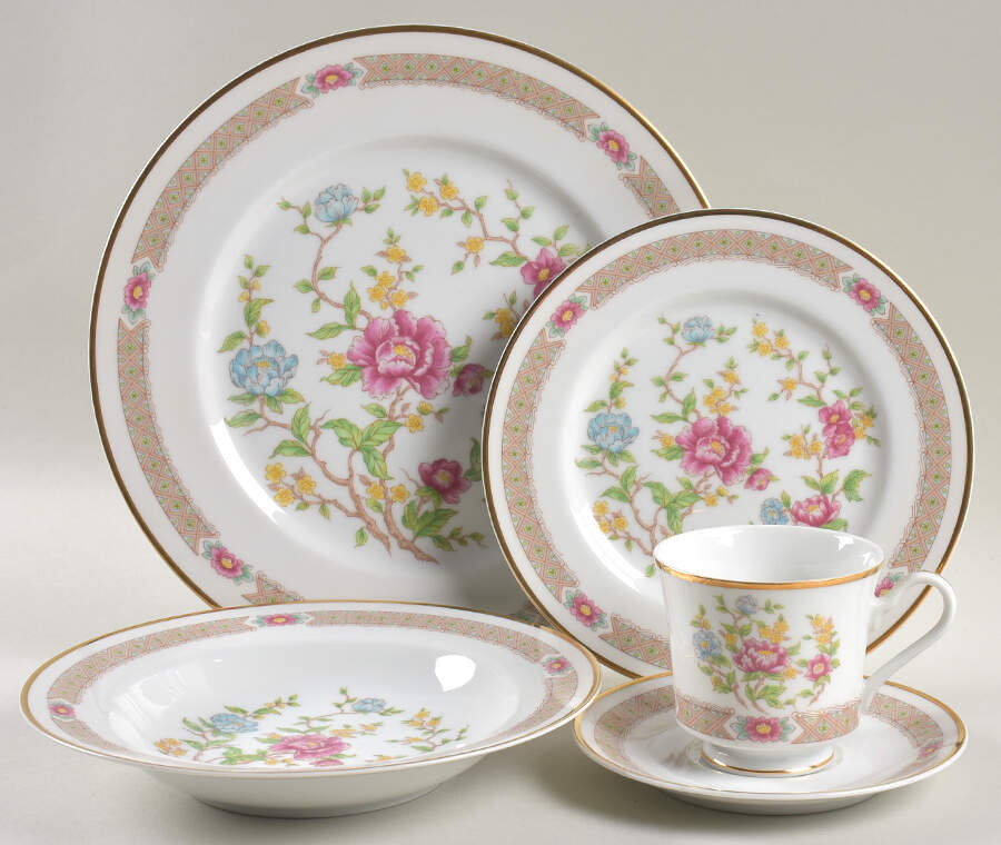 Rose Peony 5 Piece Place Setting by Mikasa-1