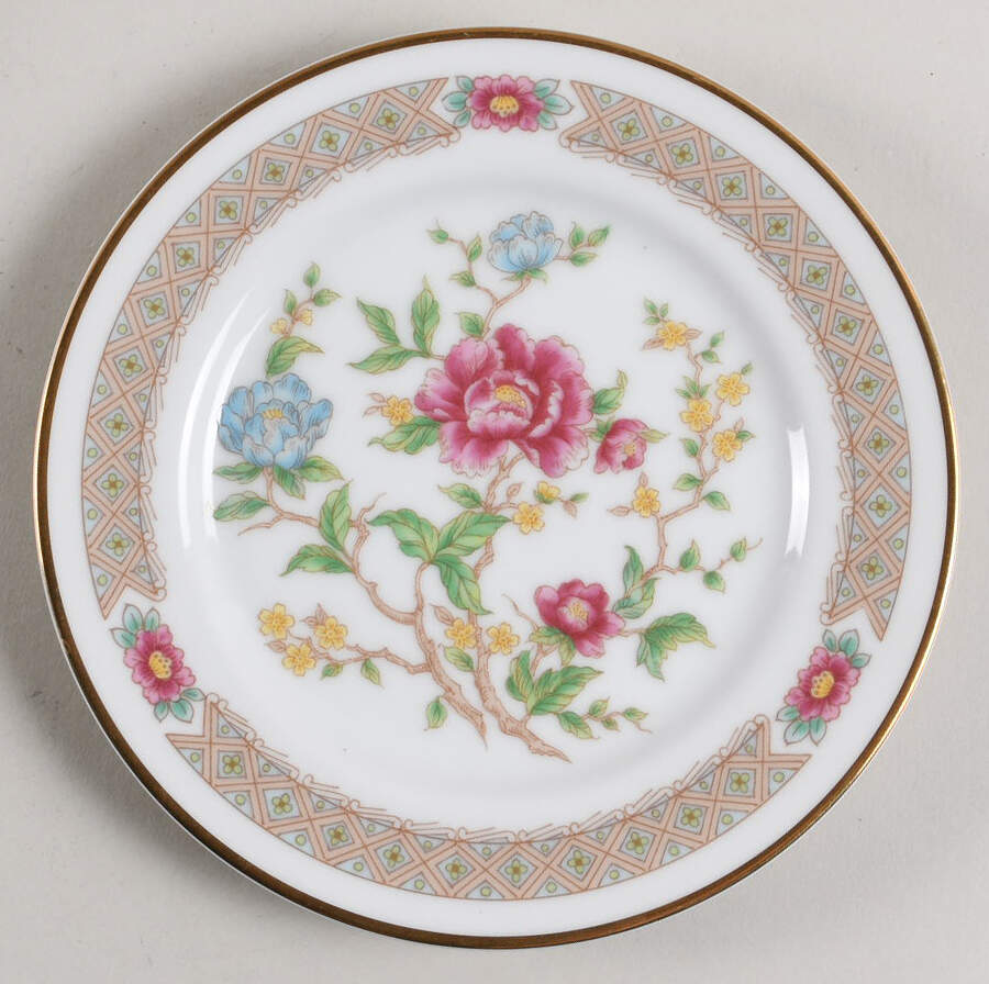 Rose Peony Bread & Butter Plate by Mikasa-1