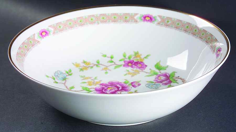 Rose Peony 9" Round Vegetable Bowl by Mikasa-1