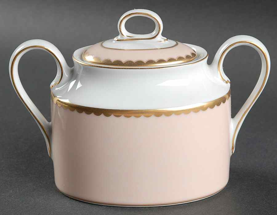 Rose Quartz Sugar Bowl & Lid by Mikasa-1