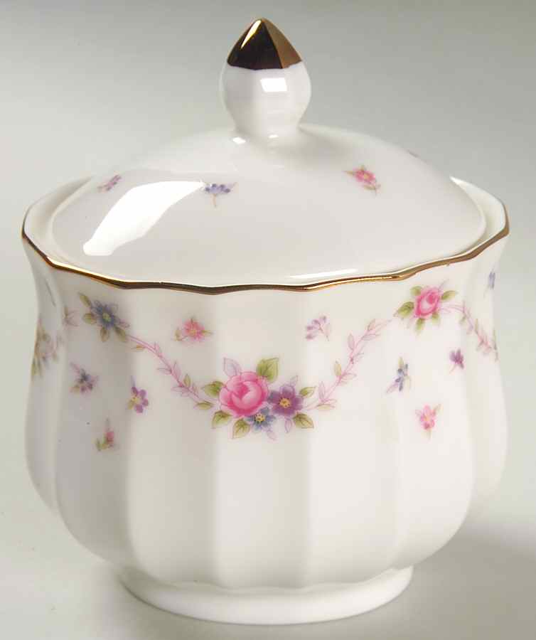 Royal Rose Sugar Bowl & Lid by Mikasa-1
