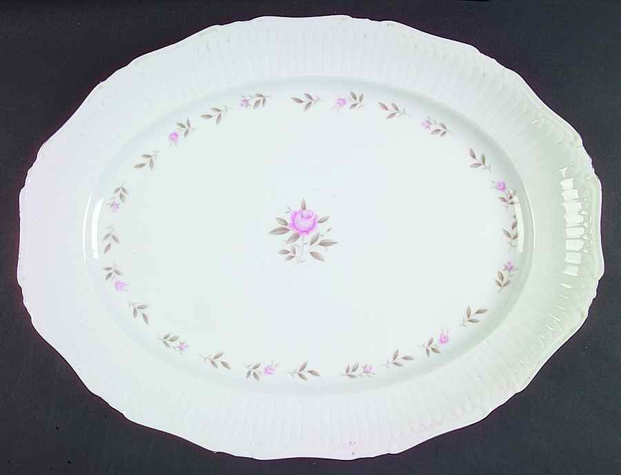 Royal Rose 16" Oval Serving Platter by Mikasa-1