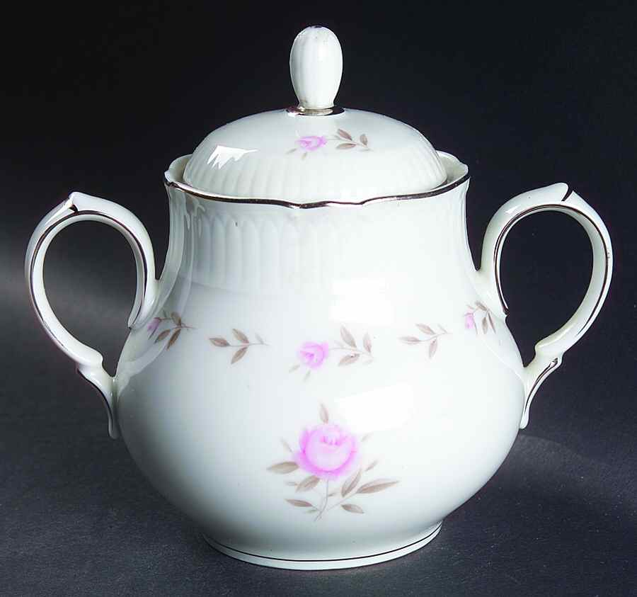 Royal Rose Sugar Bowl & Lid by Mikasa-1