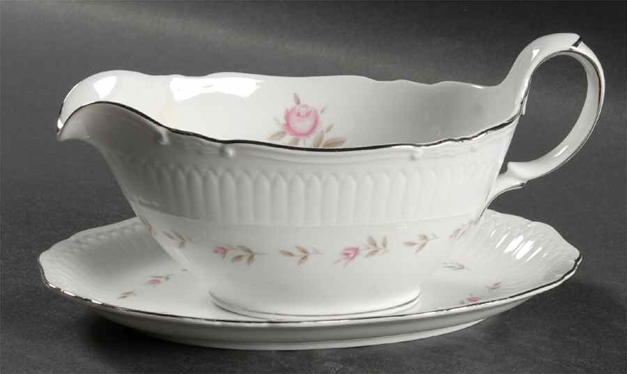 Royal Rose Gravy Boat & Underplate by Mikasa-1