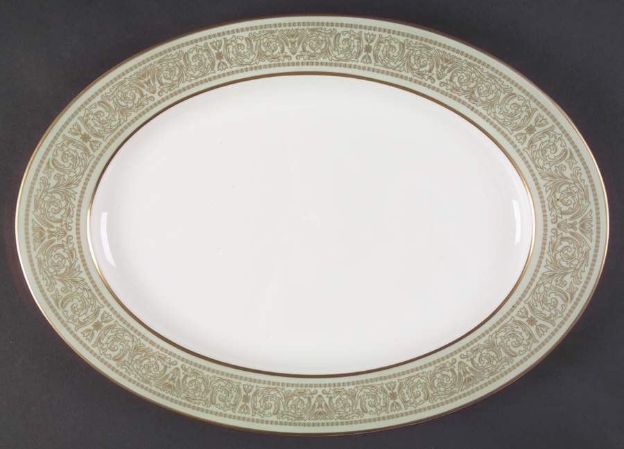 Rosemont 15" Oval Serving Platter by Mikasa-1