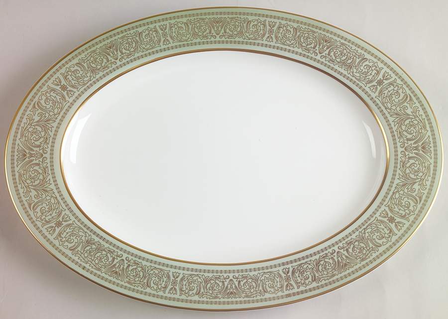 Rosemont 12" Oval Serving Platter by Mikasa-1