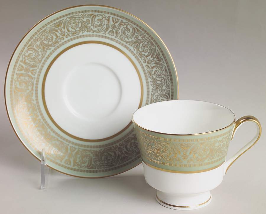 Rosemont Footed Cup & Saucer Set by Mikasa-1