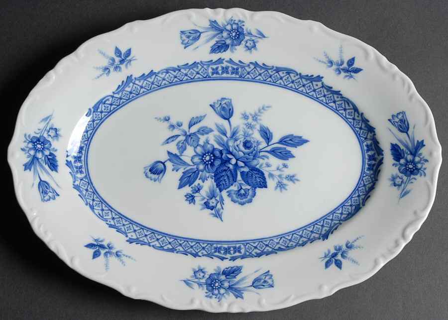 Rosalie 12" Oval Serving Platter by Mikasa-1