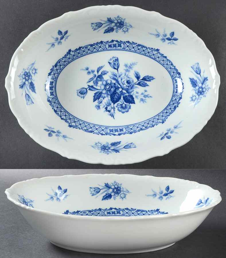 Rosalie 10" Oval Vegetable Bowl by Mikasa-1