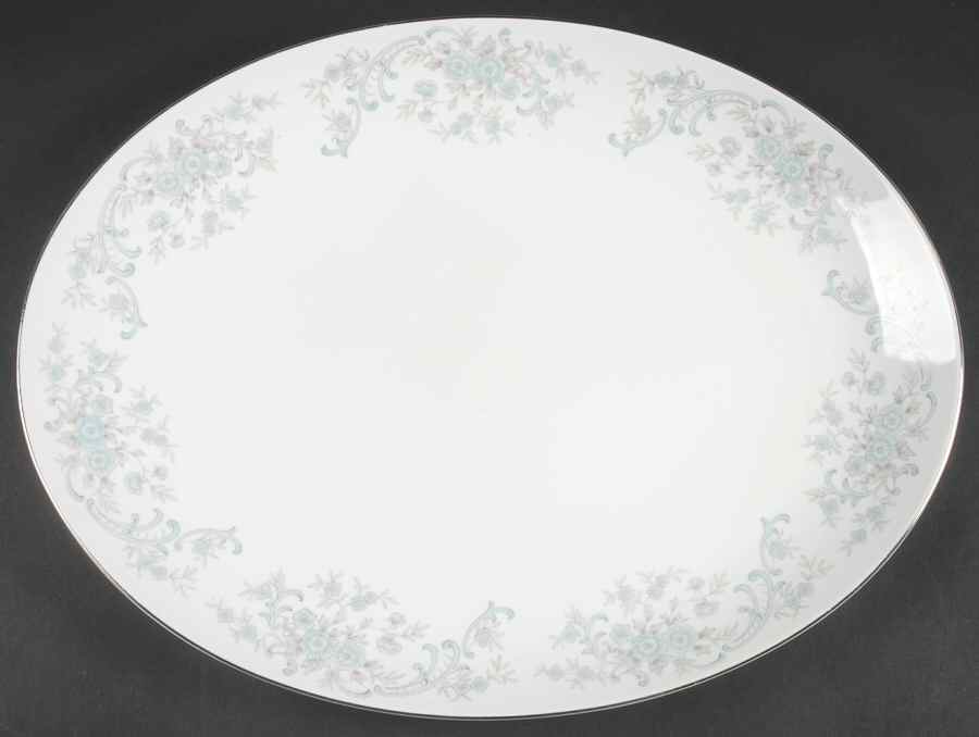 Rosalia 16" Oval Serving Platter by Mikasa-1
