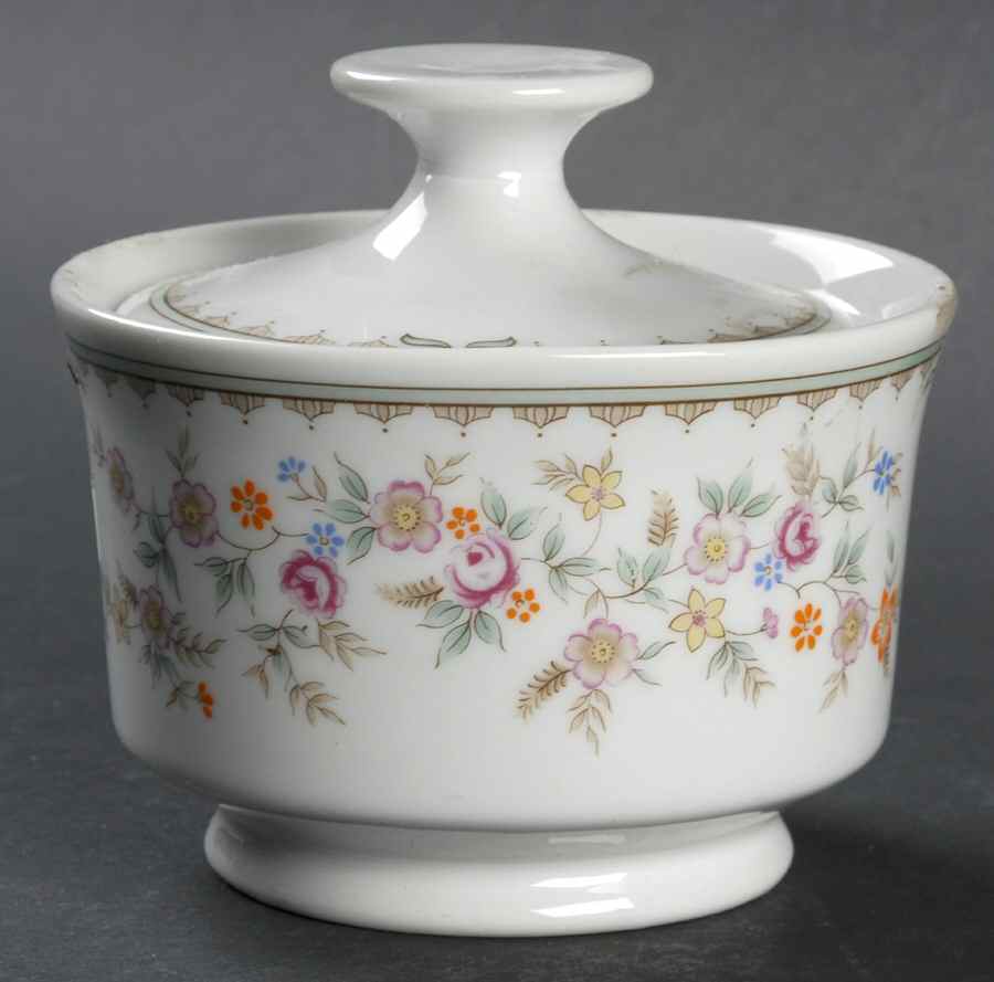 Rosamond Sugar Bowl & Lid by Mikasa-1