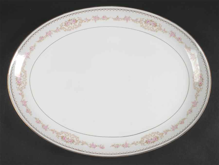 Rosarito 16" Oval Serving Platter by Mikasa-1