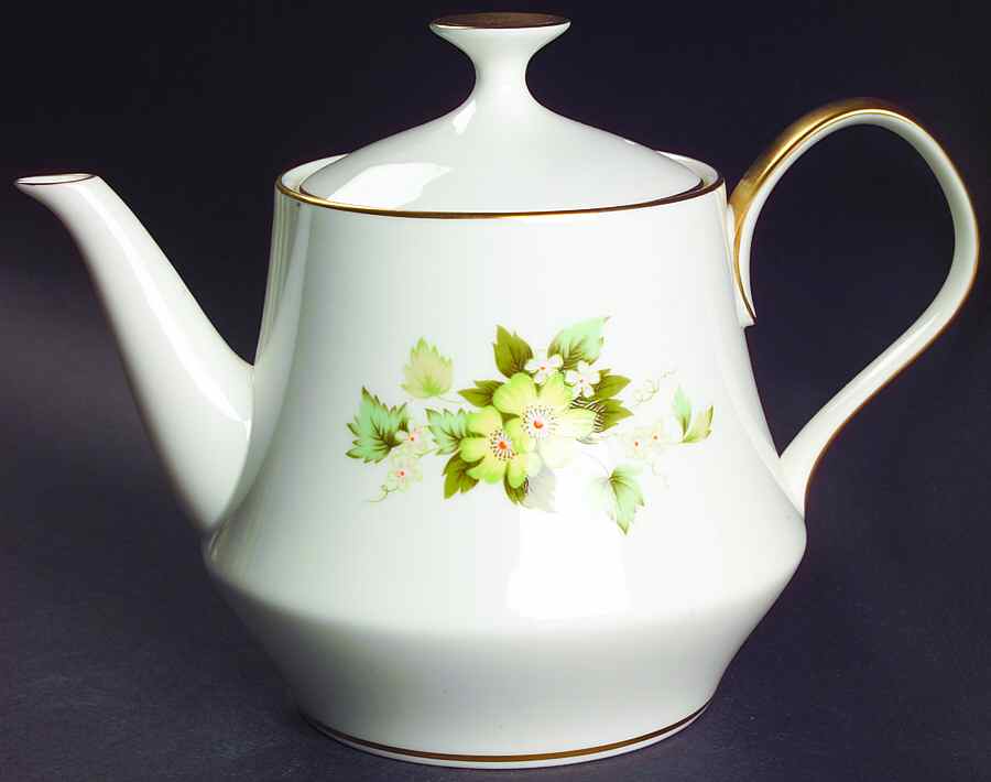 Rosecrest Teapot & Lid by Mikasa-1