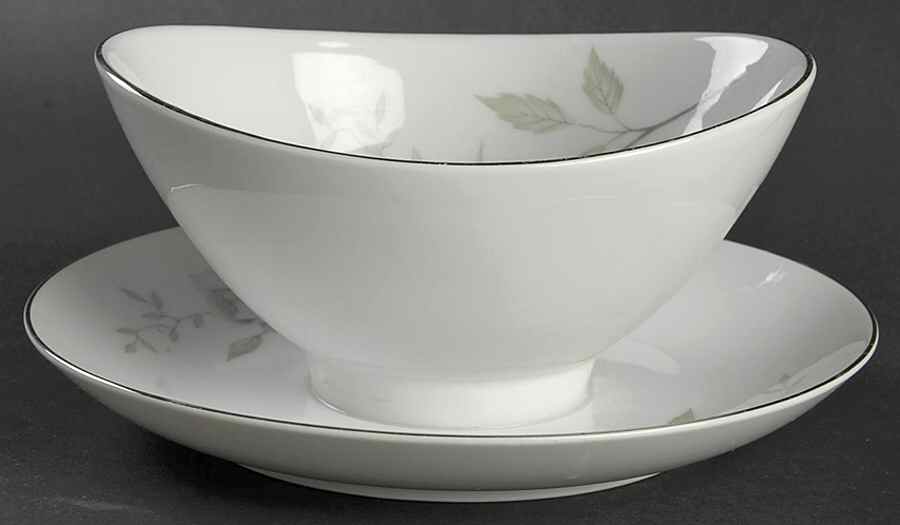 Roselle Gravy Boat with Attached Underplate by Mikasa-1
