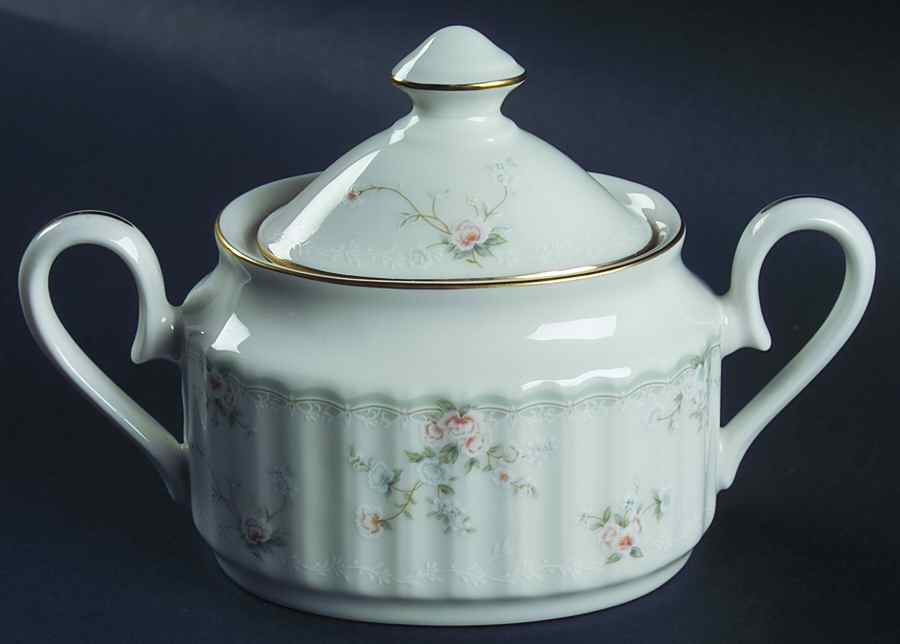 Roselle Sugar Bowl & Lid by Mikasa-1