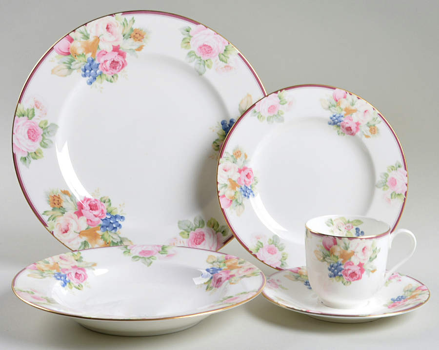 Rosemead 5 Piece Place Setting by Mikasa-1