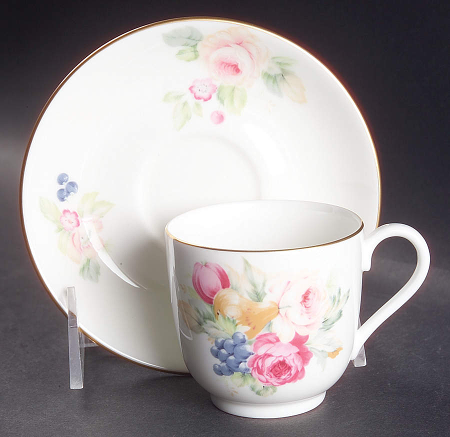 Rosemead Flat Demitasse Cup & Saucer Set by Mikasa-1