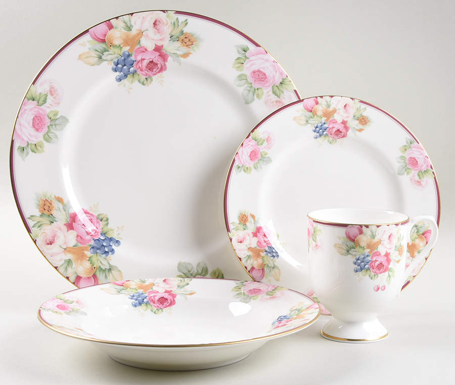 Rosemead 4 Piece Place Setting by Mikasa-1