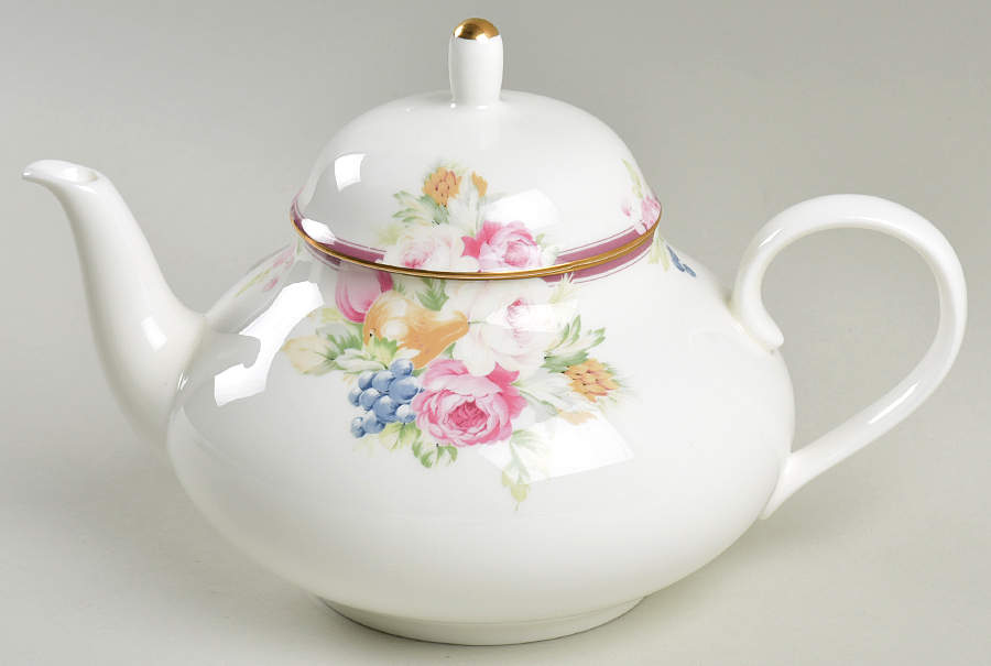 Rosemead Teapot & Lid by Mikasa-1