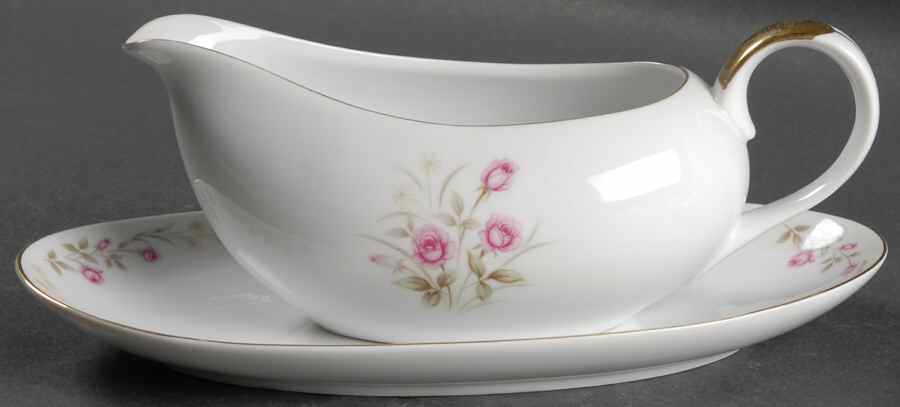 Rosemead Gravy Boat & Underplate by Mikasa-1