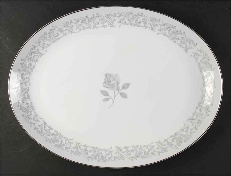 Rosemont 16" Oval Serving Platter by Mikasa-1
